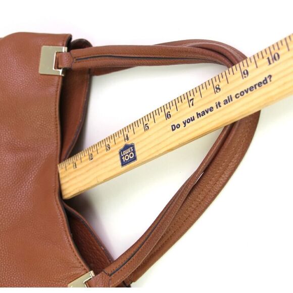 ROOMY Vince Camuto TAN BROWN GENUINE LEATHER SHOULDER BAG HANDBAG TOTE PURSE - Picture 16 of 16